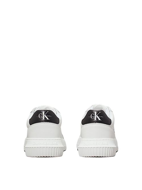 Sneaker chunky b/n Calvin Klein Jeans | YM0YM006810LD